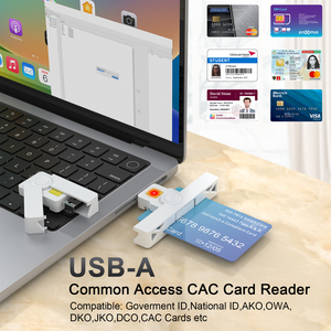 工厂多功能便携式USB 2.0 C型信用卡读卡器智能卡读卡器 - Product Image 4