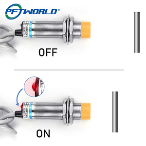 Interruptor de aproximación de detección normalmente abierta M12, 2/BX, 4mm, NPN, NO 3 cables, DC 6V-36V, sensor de proximidad inductivo