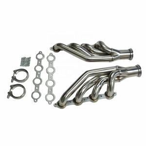 FIT küçük blok V8 LS1/LS2/LS3/LS6 LSX 97-14 paslanmaz çelik egzozu manifoldu başlık - Product Image 4