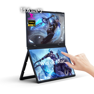 15.6-inch 1080P Touchscreen Dual <strong>Monitor</strong> <strong>Type</strong>-C Interface Seamless Integration Mobile Workspace Enhanced Visual <strong>Output</strong> - Product Image 1