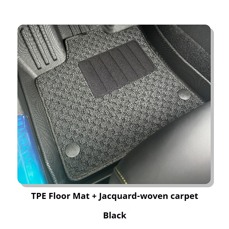 Tapis de sol TPE + tapis tissé jacquard