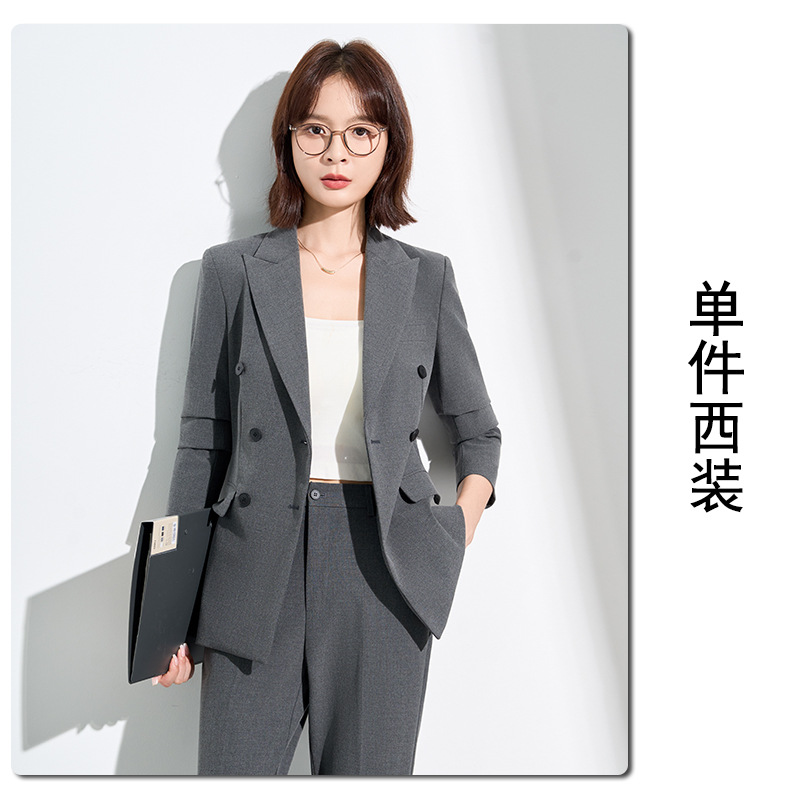 gray suit
