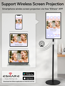 15.6'' <strong>LCD</strong> <strong>Digital</strong> Signage <strong>Display</strong> with Wireless Screen Mirroring 5G WiFi 4+64GB With Auto Play All in One <strong>Android</strong> Tablet - Product Image 5