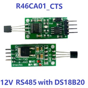 DS18B20 Modbus RTU RS485 RS232 TTL USB UART Módulo de sensor de temperatura digital - Product Image 3