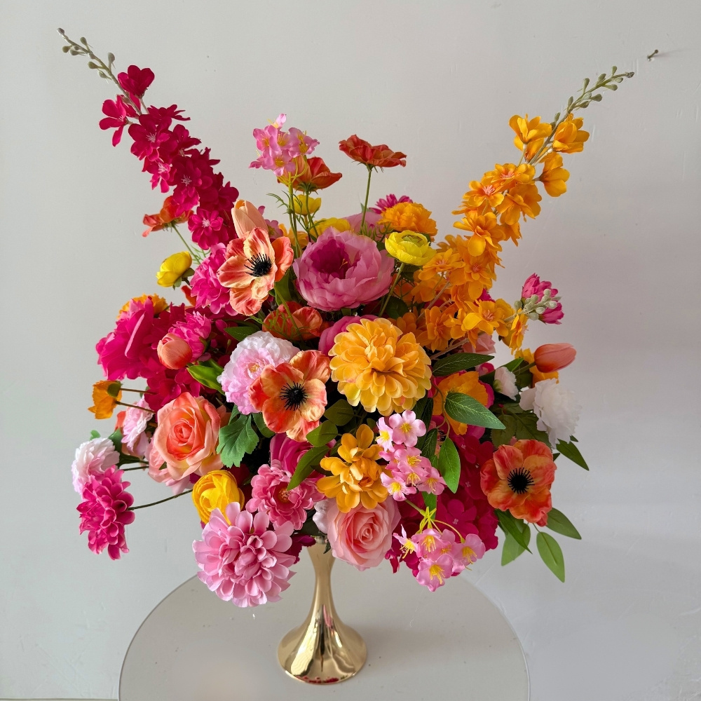 3#Boule de fleurs roses 50cm