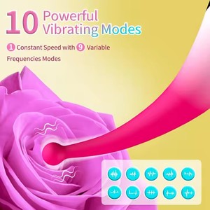 Klitoris pena kuat tongkat Vibrator 10 mode getaran besar Dildo GSpot Dildo VIBRA Vibrator <span class=keywords><strong>Penis</strong></span> mainan seks untuk wanita - Product Image 3