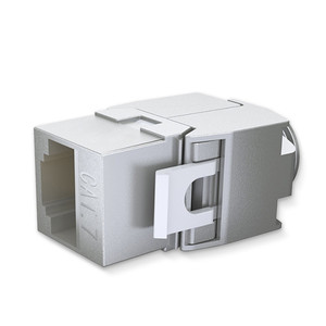 Rj45 8P8C梯形插孔Cat6a/Cat7/UTP/SFTP/STP/FTP 10g通过FluK测试屏蔽锌合金梯形模块网络 - Product Image 5