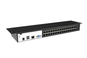 17&quot; LED KVM Switch 32 Port VGA Over Ethernet <strong>MT</strong>-<strong>VIKI</strong> + 32 Packs VGA to RJ45 Adapter, Rackmount LCD KVM Console Drawer Over CATX - Product Image 3