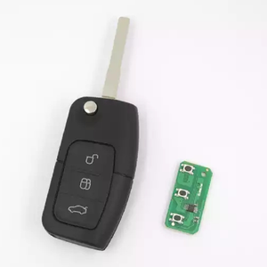 A2 433MHz 4D63/4D60 çip uzaktan kumanda araba anahtarı Ford Focus 3 için 2 Mondeo Fiesta anahtar fob durumda 3 düğme 80/40 Bit - Product Image 1