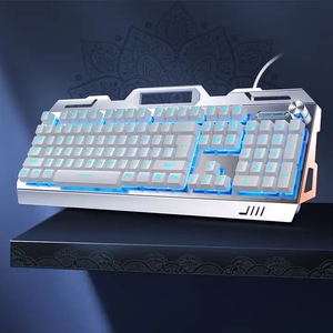 2023 nuevo teclado mecánico RGB ratón auriculares combinación con cable escritorio 104 teclado de juego adecuado para carcasa de ordenador - Product Image 6