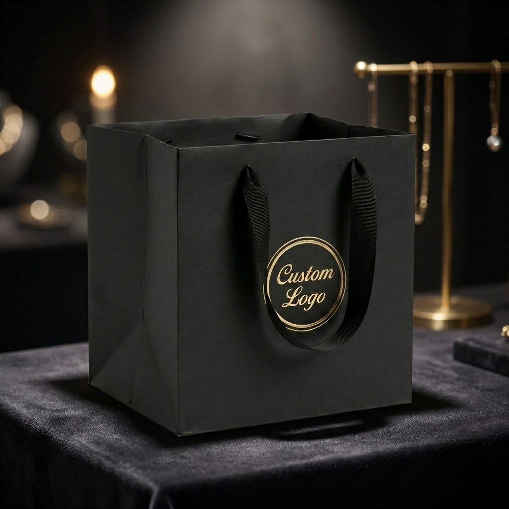 Black Square gift bag