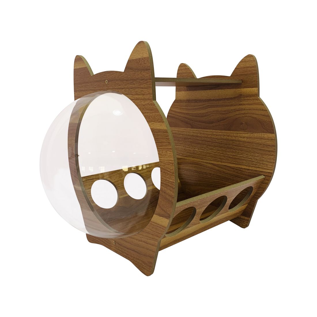 Wood grain single cabin