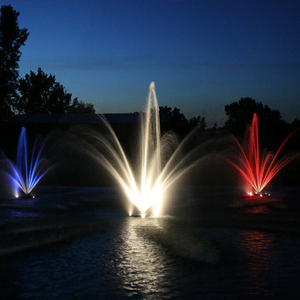 Schwimmender musikalischer Tanz programm brunnen des großen Entwurfs im Freien mit Pumpe und Düse - Product Image 1