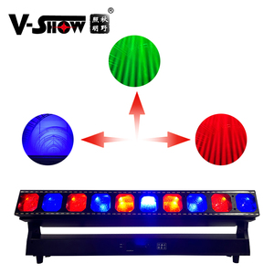 VSHOW B1060S Led 10 pz 60W RGBW 4 in1 barra mobile Zoom e stroboscopica linea DMX suono e Software di controllo per Dj Disco Party - Product Image 3