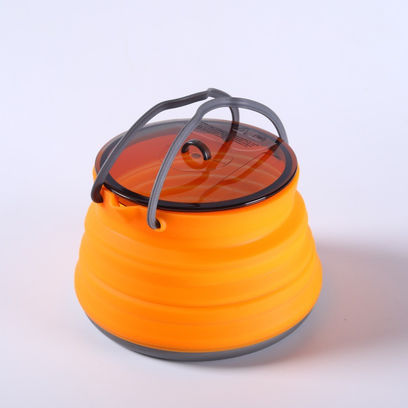 Orange-foldable water kettle