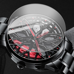 Best-<strong>selling</strong> Car Rim Watch <strong>Shi</strong> Ying Movement Waterproof Custom Men's Rotary Quartz Watch - Product Image 5