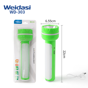 Weidasi ไฟฉุกเฉินแบบชาร์จไฟได้, ไฟฉายพลังงานแสงอาทิตย์พร้อมที่ชาร์จแบบพกพาไฟฉาย LED สำหรับตั้งแคมป์ - Product Image 1