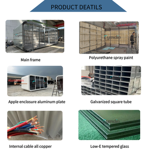 Cymdin 40ft thép tùy chỉnh container đúc sẵn không gian ngoài trời viên nang nhà di động cho ký túc xá táo Túp lều văn phòng sử dụng biệt thự - Product Image 3