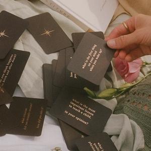 Custom Printing Thinking About Truth &quot;Self&quot;, &quot;Friends&quot; and &quot;Love&quot; Self Reflection Prompts Connection Cards - Product Image 6