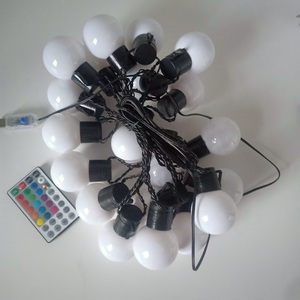 Большой G50 RGB светодиодный меняющий цвет Глобус Гирлянда для наружных рождественских украшений для патио, вечеринки, балкона, кафе, украшения - Product Image 4