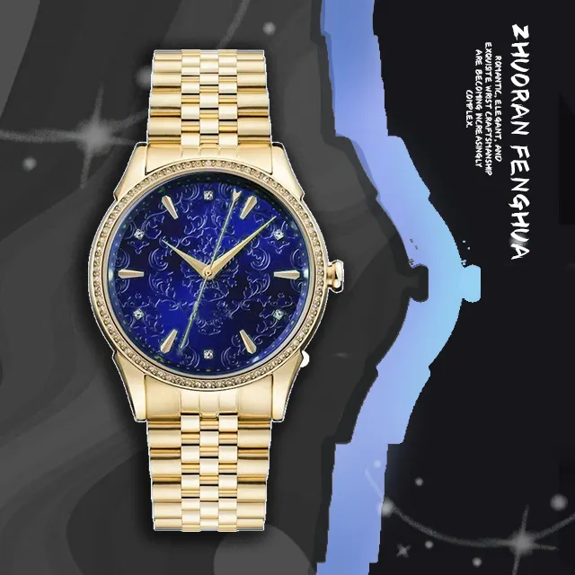 Relógios de quartzo de aço inoxidável mais vendidos, relógios de marca 18K resistentes à água, ouro 316L, Japão Movt, para homens