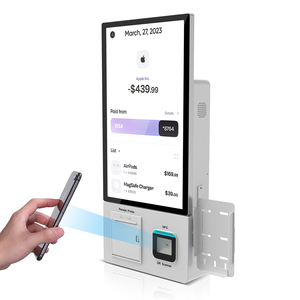 21,5 pulgadas de montaje en pared Android Windows sistema autoservicio pantalla táctil terminal de pago quiosco con impresora código QR Software - Product Image 4