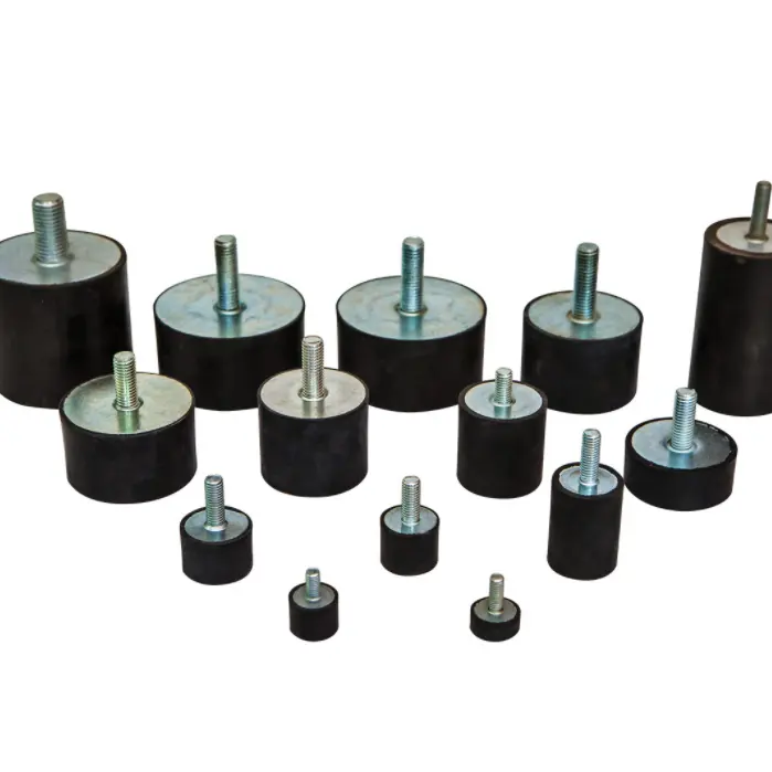 Factory Price Exhaust Rubber Shock Absorber Anti-vibration Mountings Cylindrical rubber anti vibration mounts