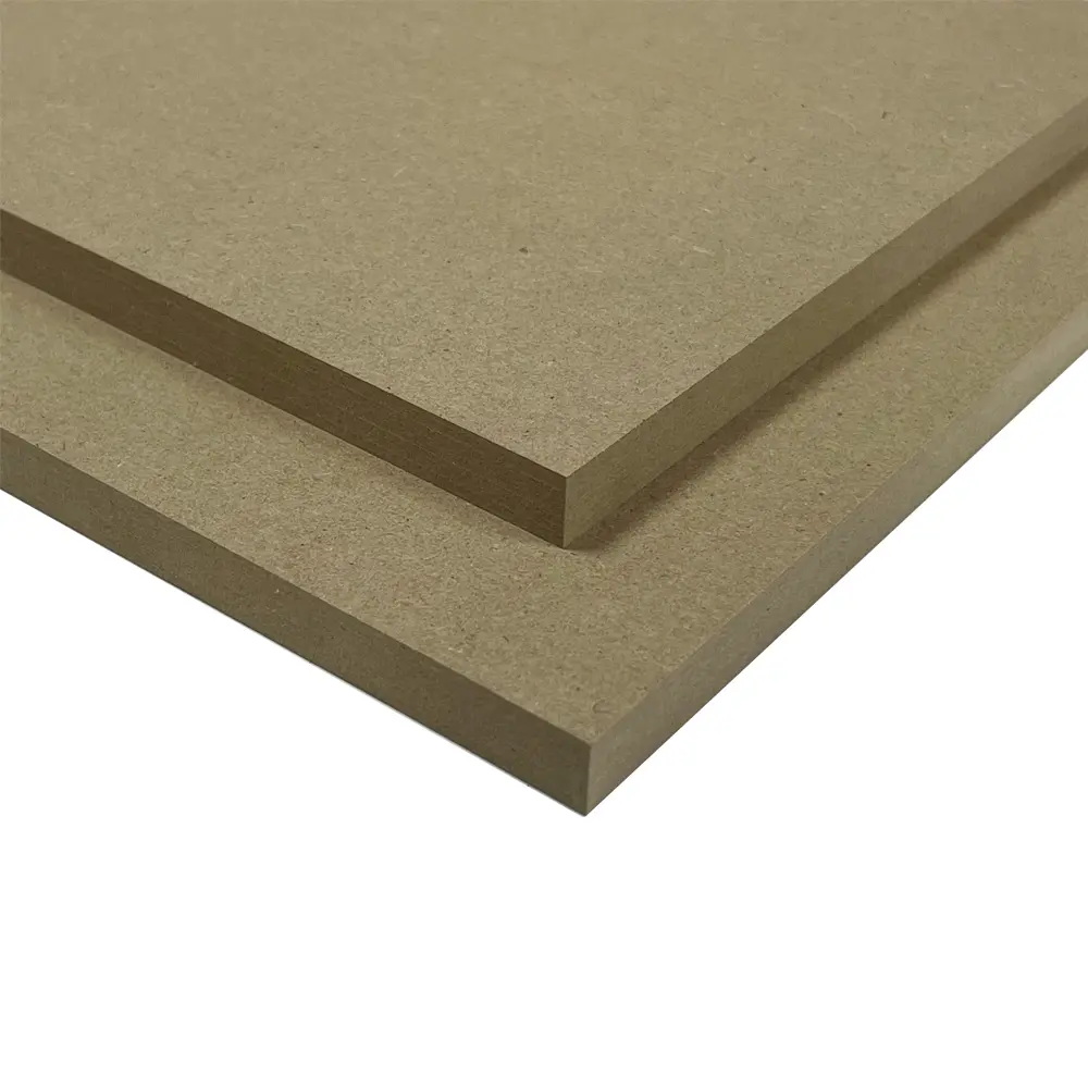 MDF de alta qualidade 3mm 6mm 9mm 12mm 15mm folhas de madeira placa de MDF de melamina branca para armários e móveis