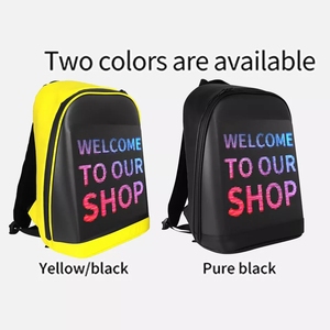 無料サンプルLEDバックパックスマートBluetoothAPPコントロールDIYディスプレイラップトップバッグ男の子と女の子のための防水LEDバッグ - Product Image 3