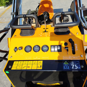 Gratis pengiriman Mini Skid Steer Loader Epa Eur 5 Koop mesin Track kompak Diesel Cina selip Steer Loader untuk dijual - Product Image 6