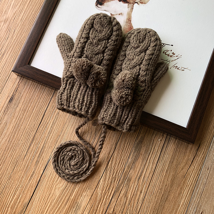 Taille unique-boîte-cadeau kaki c mohair
