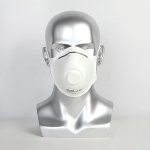 Masker Industri sekali pakai, masker debu katup pernapasan aliran dingin bentuk Cup Ce FFP3 - Product Image 3