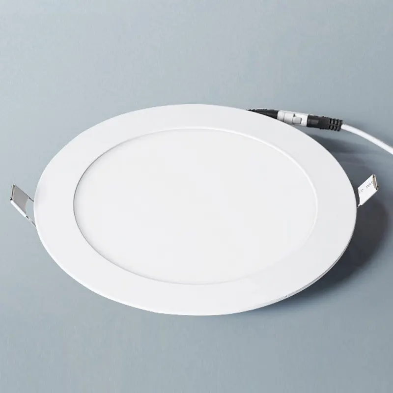 High Efficiency and Energy Square & Round Led Panel LED Panel Light Super Bright Ultra Slim for Indoor 9w 12w 15w 18w 24w Modern
