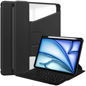 旋转无线键盘皮套平板电脑盖键盘适用于带笔架的ipad air 13 Pro 13 2024 - Product Image 2