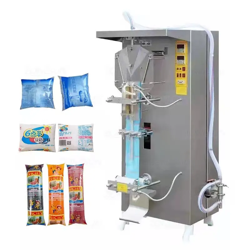 Oem Fabriek Zakje Maken Tas Water Verpakking Vloeibare Verpakkingsmachine Met Laagste Prijs