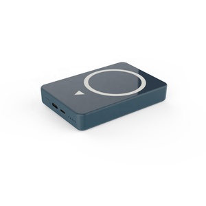 Banco de energía portátil con cargador inalámbrico magnético de 8000mAh con salida de entrada de y carga inalámbrica rápida de 10W - Product Image 2