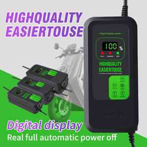ที่ชาร์จจักรยานไฟฟ้าและสกู๊ตเตอร์อัจฉริยะ48V20AH ใหม่ที่ชาร์จเร็วหกไฟพร้อมเอาต์พุต60V ABS DC และพอร์ต AC สำหรับอุปกรณ์พกพา - Product Image 4