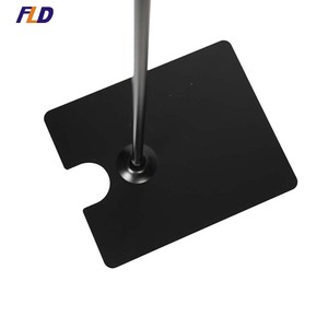 Miễn phí Mẫu <span class=keywords><strong>Pop</strong></span> Poster đứng siêu thị quảng cáo khuyến mại kim loại màu đen kim loại hiển thị áp phích đứng - Product Image 5