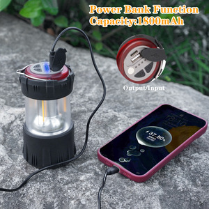 TYPE-C חדש נטענת עמיד למים ipx6 usb נטענת מנורת פוני חיצונית אווירה הוביל מנורת אוהל נייד
