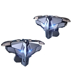 <strong>New</strong> Alloy Automatic Click Hand Play Four-finger <strong>Controller</strong> G10 Shoot Trigger Eat Chicken Button - Product Image 1