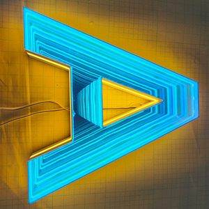 ウォールサイン3D LEDネオンサインインフィニティミラーライトインフィニットミラー電子サインインフィニティミラーLED - Product Image 6