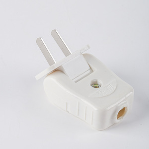 2 Pin Japanese Plug Butt Electrical <strong>Socket</strong> Power DIY Split Plug <strong>Rotating</strong> 180 Degree Power Plug - Product Image 5