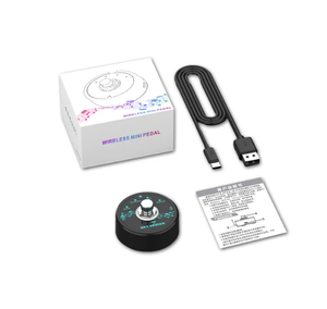 Pedal de efectos MIDI BT, controlador MIDI, controlador de efectos de Software, controlador MIDI USB, transmisión de datos de Pedal compacto inalámbrico, novedad
