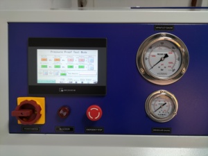 Banco de prueba hidráulica controlado por PLC de alta presión para prueba de fugas de ráfaga hidrostática - Product Image 5