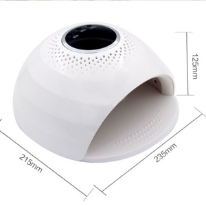 Lámpara de uñas UV LED de alta potencia de 84W para uñas de gel con temporizador de memoria, pantalla LCD, sensor y curado de doble velocidad - Product Image 5