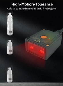 Hoher kosten günstiger fester 2D-RS232-Ethernet-Barcode-Scanner für den industriellen festen Barcode-Lesegerät mit Förderband - Product Image 3
