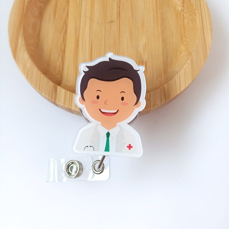 Tie doctor through the button