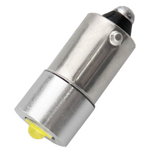 Upgrade LED Flashlight Bulb P13.5S E10 <strong>BA9S</strong> <strong>Base</strong> Socket Warm White LED Bulbs Replacement for Headlamp Flashlight Torch Lights