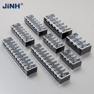 Bloques de terminales fijos de doble fila serie JINH TB1503 Conexión de cable Barrera eléctrica Bloque de terminales de tornillo - Product Image 3