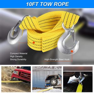 נוסע בטיחות 13FT Jumper כבלי שמיכת משולש מכונית בצד הדרך חירום ערכת עם ערכת עזרה ראשונה לרכב אוטומטי חירום